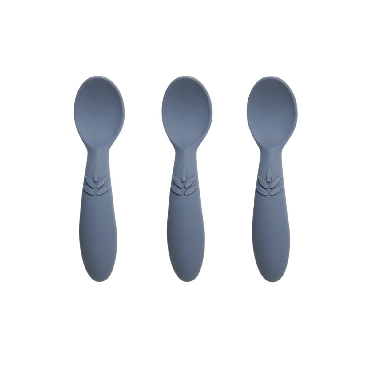 Nuuroo Ella Silicone Spoons 3 Pack - Bering Sea