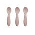 Nuuroo Ella Silicone Spoons 3 Pack - Woodrose