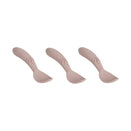Nuuroo Ella Silicone Spoons 3 Pack - Woodrose