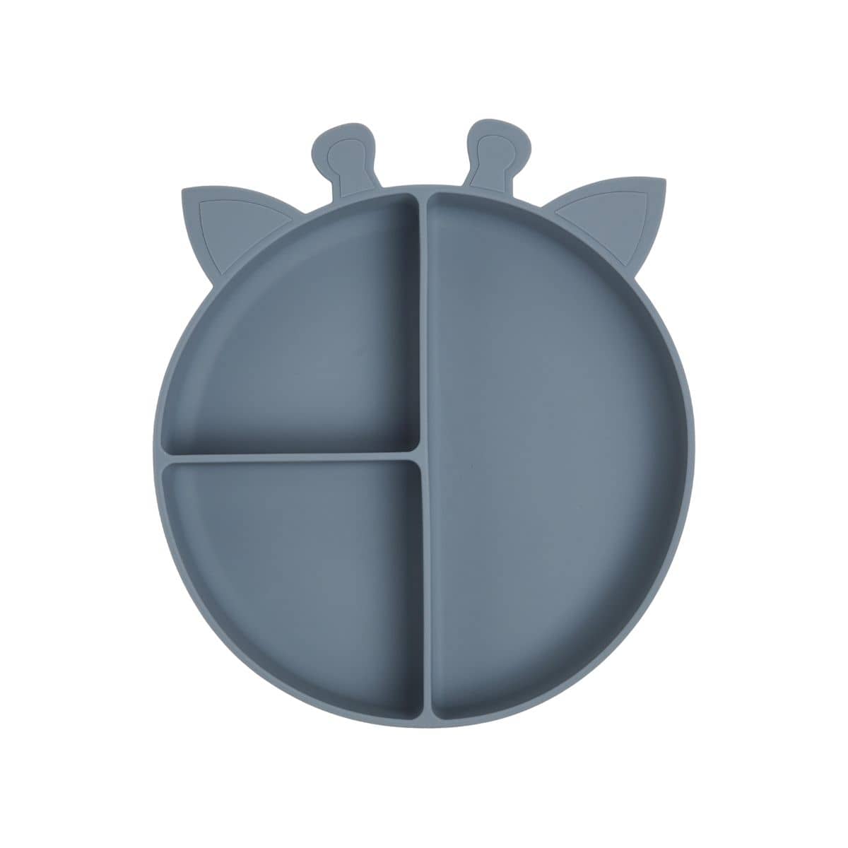 Nuuroo Orla Silicone Divided Plate Giraffe - Bering Sea
