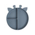 Nuuroo Orla Silicone Divided Plate Giraffe - Bering Sea