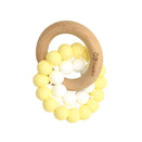 OB Designs Beechwood Silicone Teether Toy - Lemon