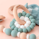 OB Designs Beechwood Silicone Teether Toy - Ocean