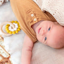 OB Designs Beechwood Silicone Teether Toy