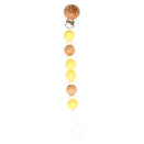 OB Designs Beechwood Silicone Dummy Chain - Lemon