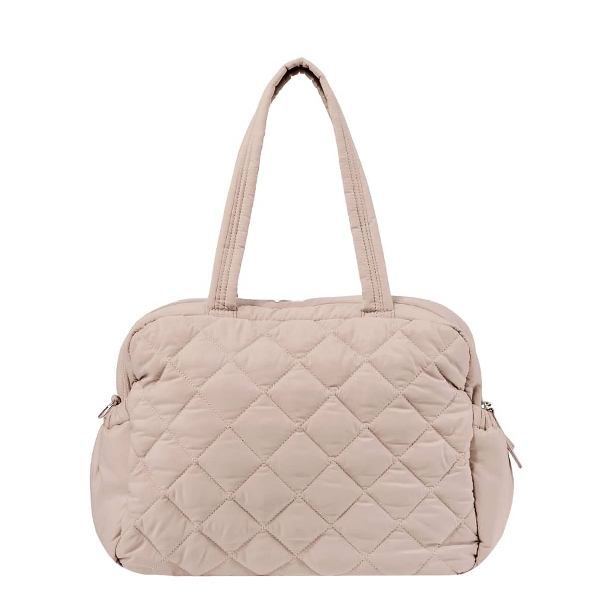 OiOi Carry All Nappy Bag - Puffy Beige Quilt