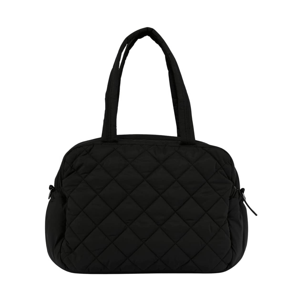OiOi Carry All Nappy Bag - Puffy Black Quilt