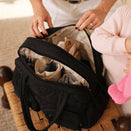 OiOi Carry All Nappy Bag - Puffy Black Quilt