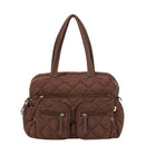 OiOi Carry All Nappy Bag - Puffy Chocolate Quilt