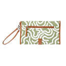 OiOi Change Mat Clutch - Green Squiggle