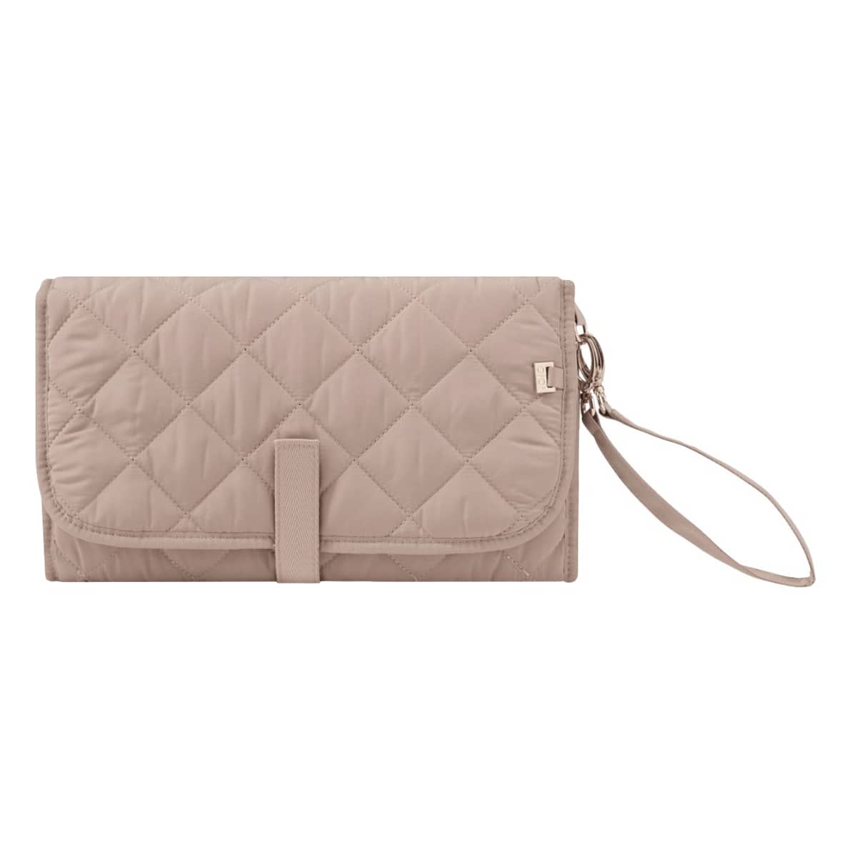 OiOi Change Mat Clutch - Puffy Beige Quilt