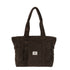 OiOi Corduroy Everyday Tote - Chocolate Brown