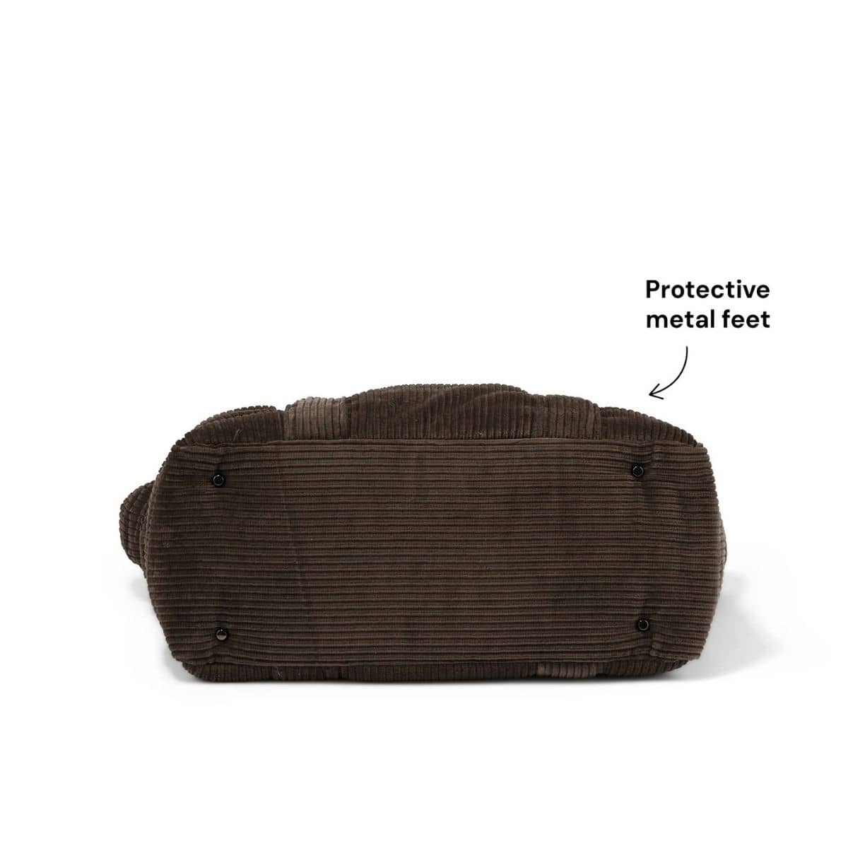 OiOi Corduroy Everyday Tote - Chocolate Brown