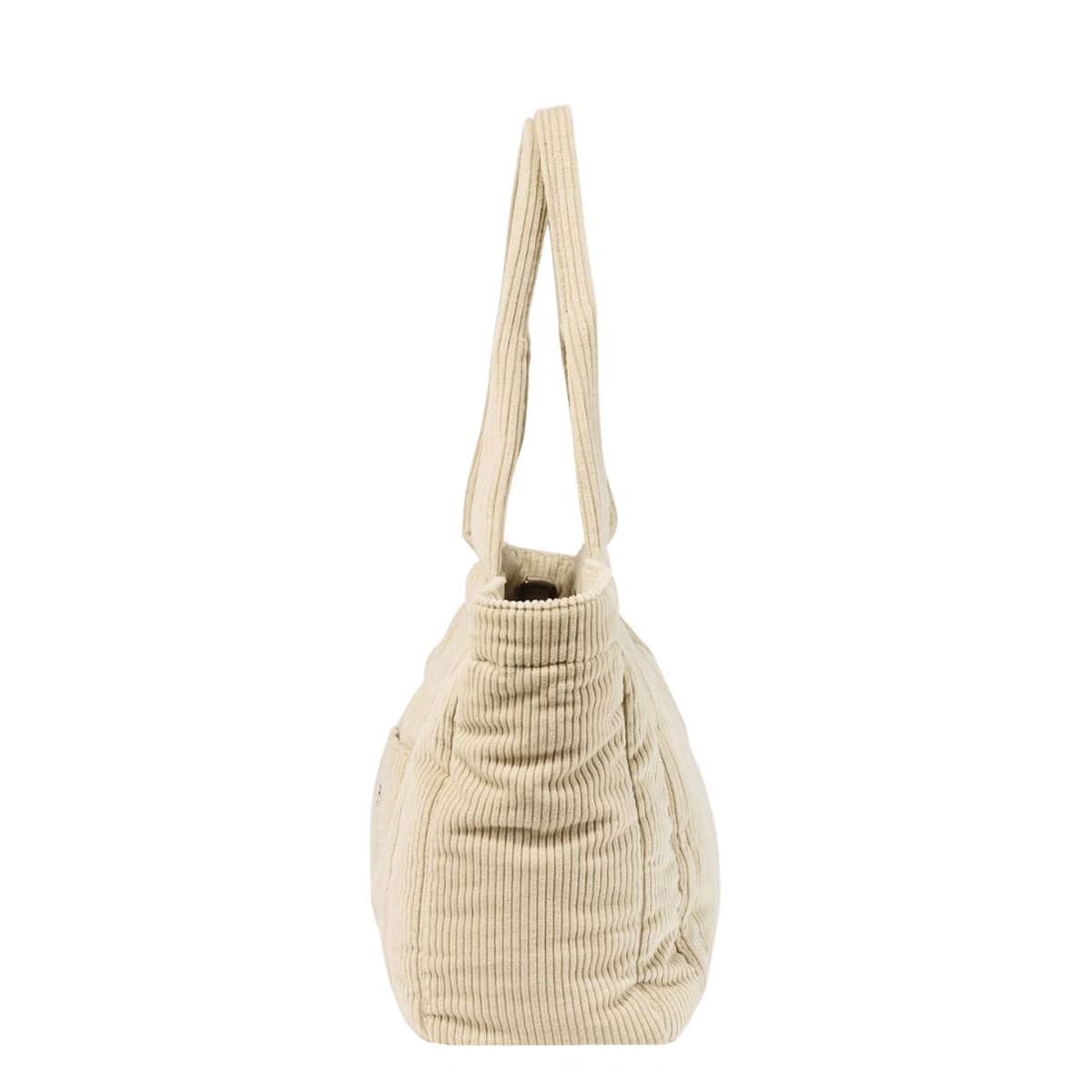 OiOi Corduroy Everyday Tote - Cream