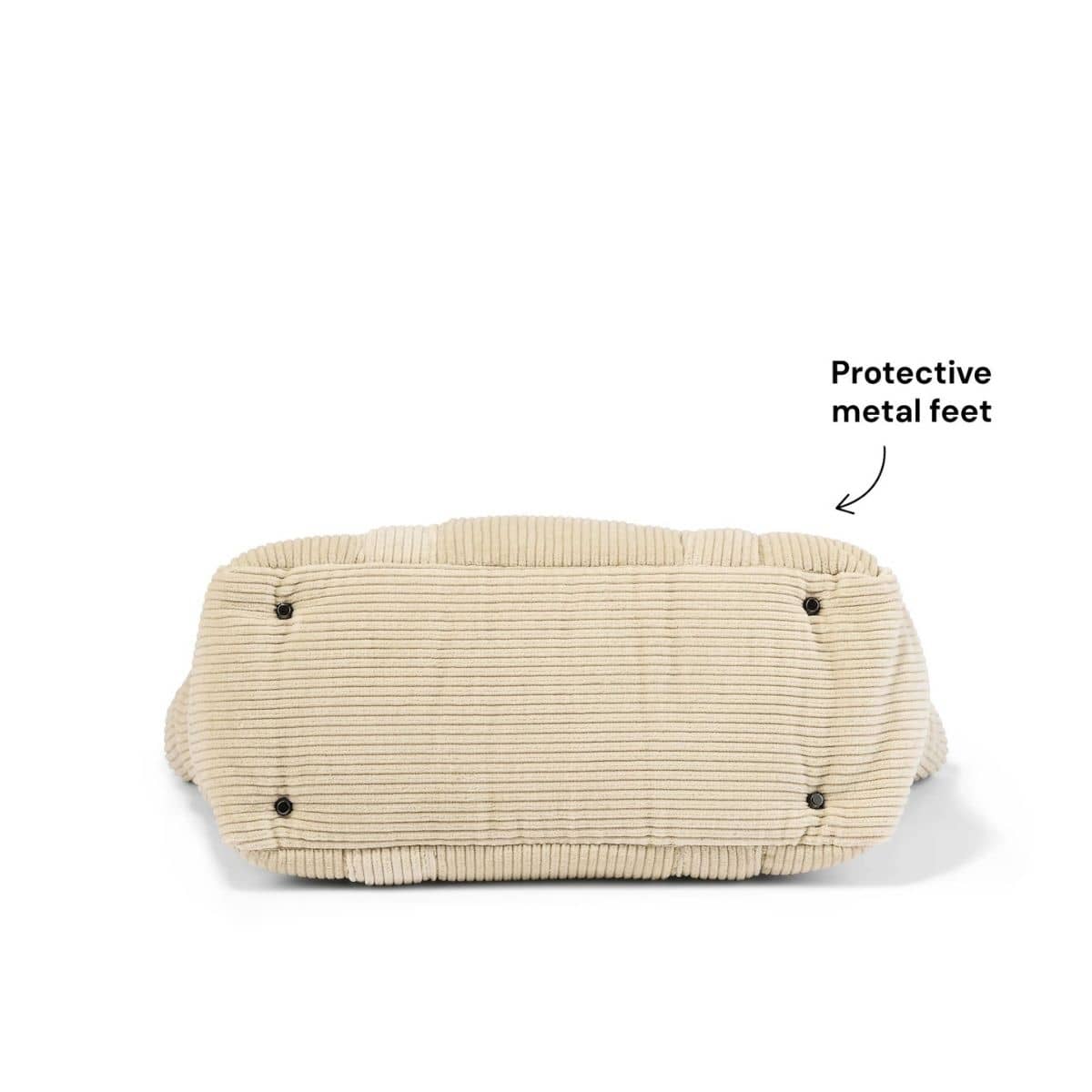 OiOi Corduroy Everyday Tote - Cream