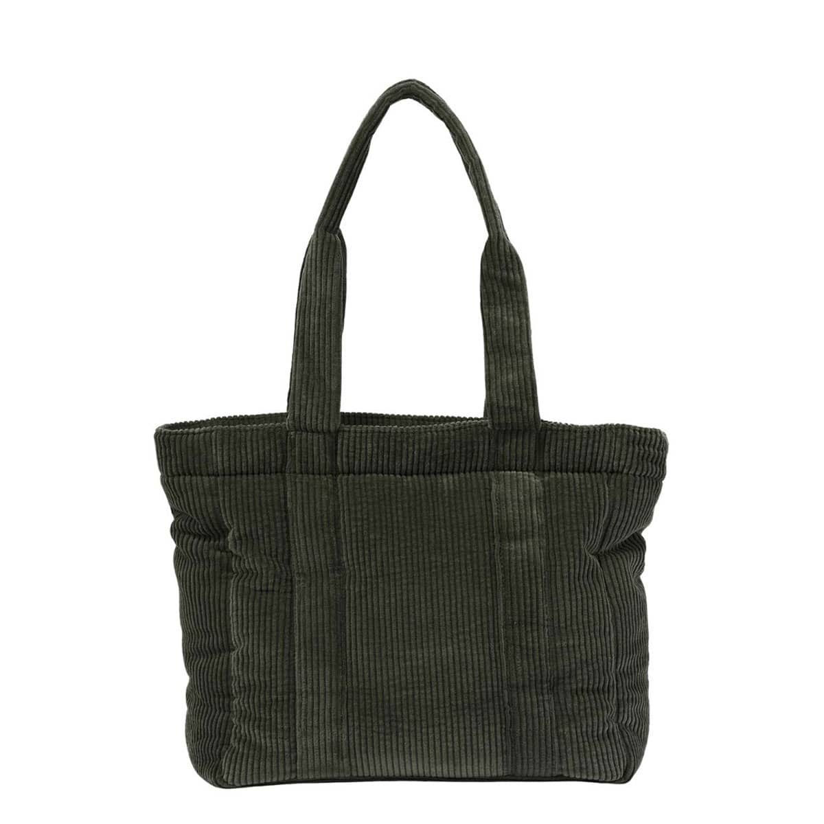OiOi Corduroy Everyday Tote - Moss Green