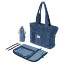 OiOi Corduroy Everyday Tote - Ocean Blue