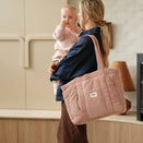 OiOi Corduroy Everyday Tote - Rose Pink