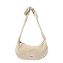 OiOi Corduroy Luna Crossbody - Cream