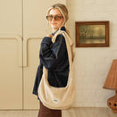 OiOi Corduroy Luna Crossbody - Cream