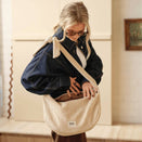 OiOi Corduroy Luna Crossbody - Cream