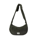 OiOi Corduroy Luna Crossbody - Moss Green