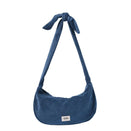 OiOi Corduroy Luna Crossbody - Ocean Blue