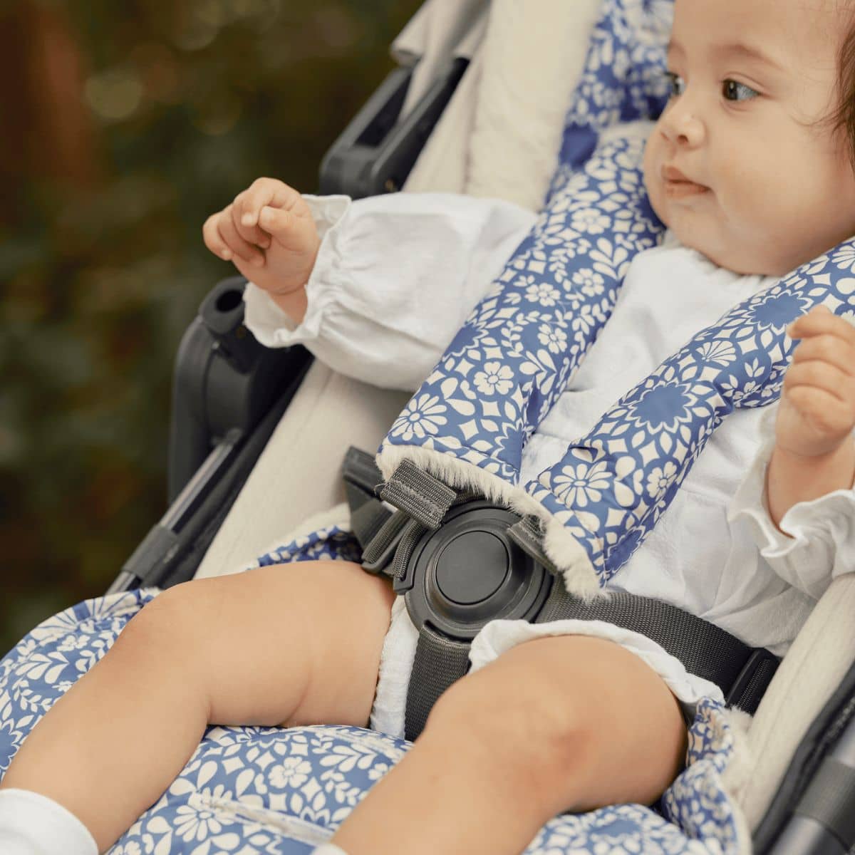 OiOi Reversible Cozy Fleece Pram Liner - Moroccan Tile