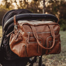 OiOi Faux Leather Carry All Nappy Bag - Tan