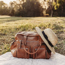 OiOi Faux Leather Carry All Nappy Bag - Tan