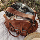 OiOi Faux Leather Carry All Nappy Bag - Tan
