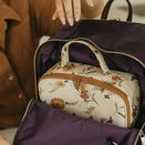 OiOi Faux Leather Multitasker Nappy Backpack - Mulberry