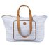 OiOi Fold Up Tote - Blue Stripe