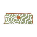 OiOi Fold Up Tote - Green Squiggle
