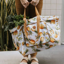 OiOi Fold Up Tote - Pineapple