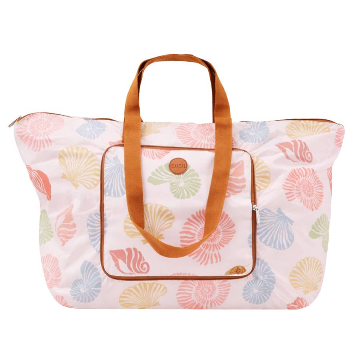 OiOi Fold Up Tote - Seashells