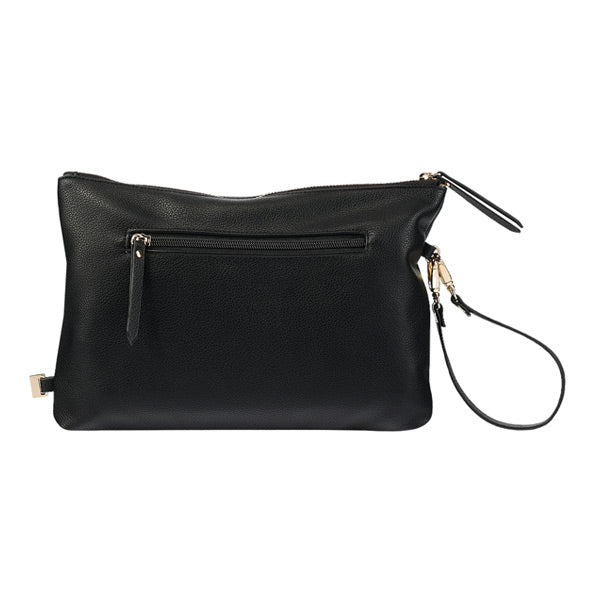 OiOi Nappy Pouch - Black Dimple