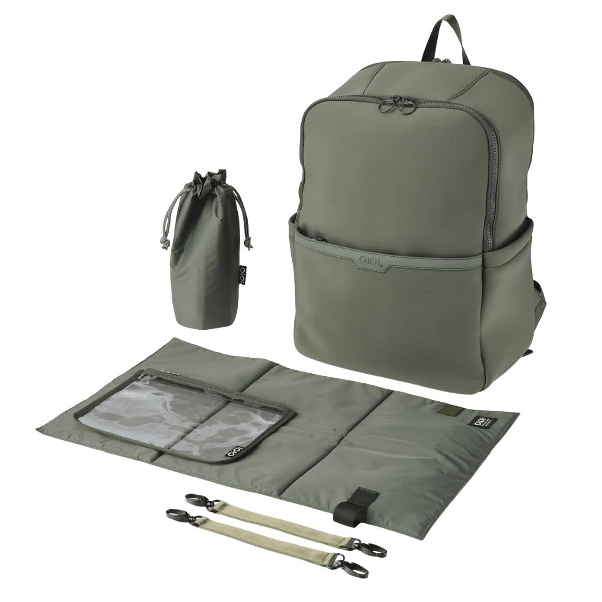 OiOi Neoprene Multitasker Nappy Backpack - Sage
