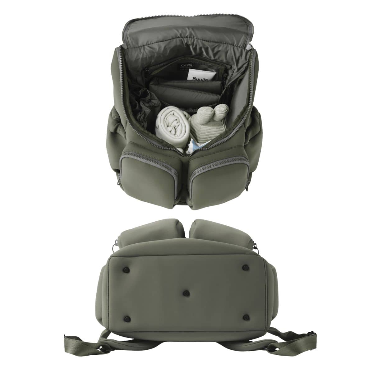 OiOi Neoprene Signature Nappy Backpack - Sage