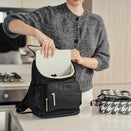 OiOi Nylon Mini Signature Backpack - Black