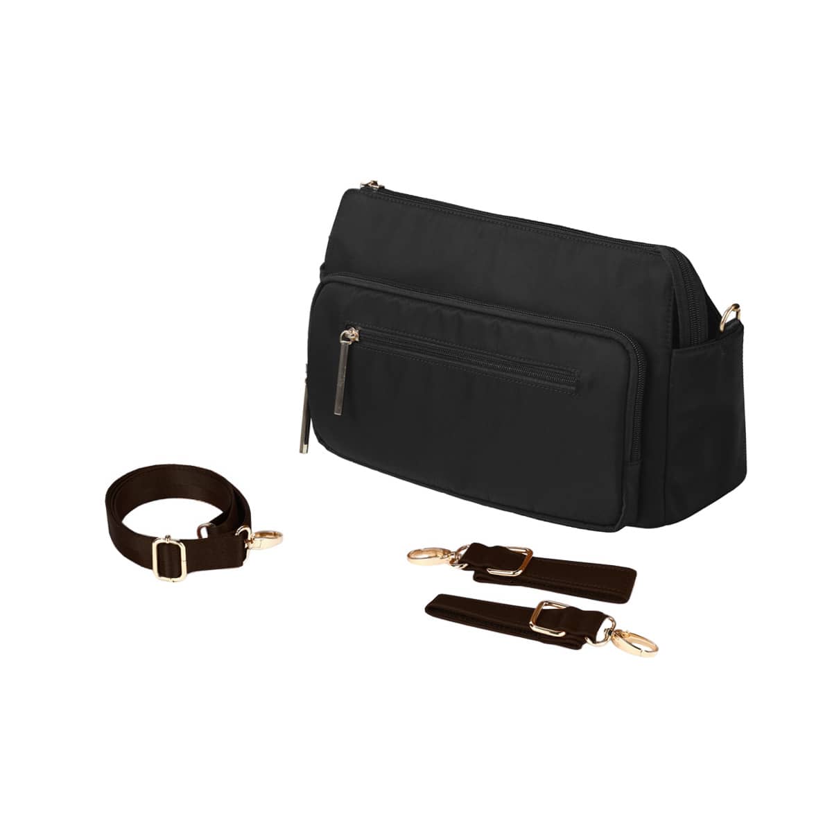 OiOi Nylon Multitasker Pram Caddy - Black