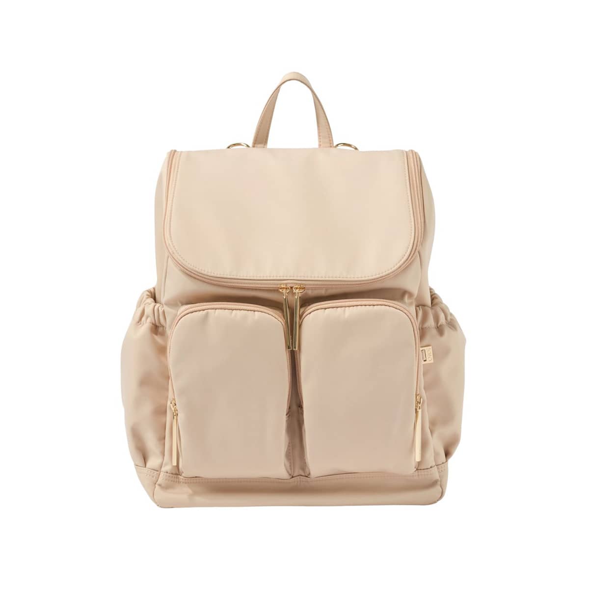 OiOi Signature Nappy Backpack - Beige Nylon