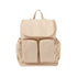 OiOi Signature Nappy Backpack - Beige Nylon