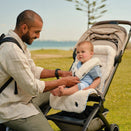 OiOi Reversible Cozy Fleece Pram Liner - Coastline