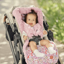 OiOi Reversible Cozy Fleece Pram Liner - Daisy