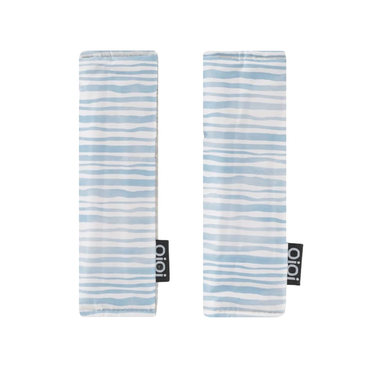 OiOi Reversible Pram Harness Cover Set - Seashells and Stripe