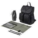 OiOi Signature Nappy Backpack - Black Weatherproof