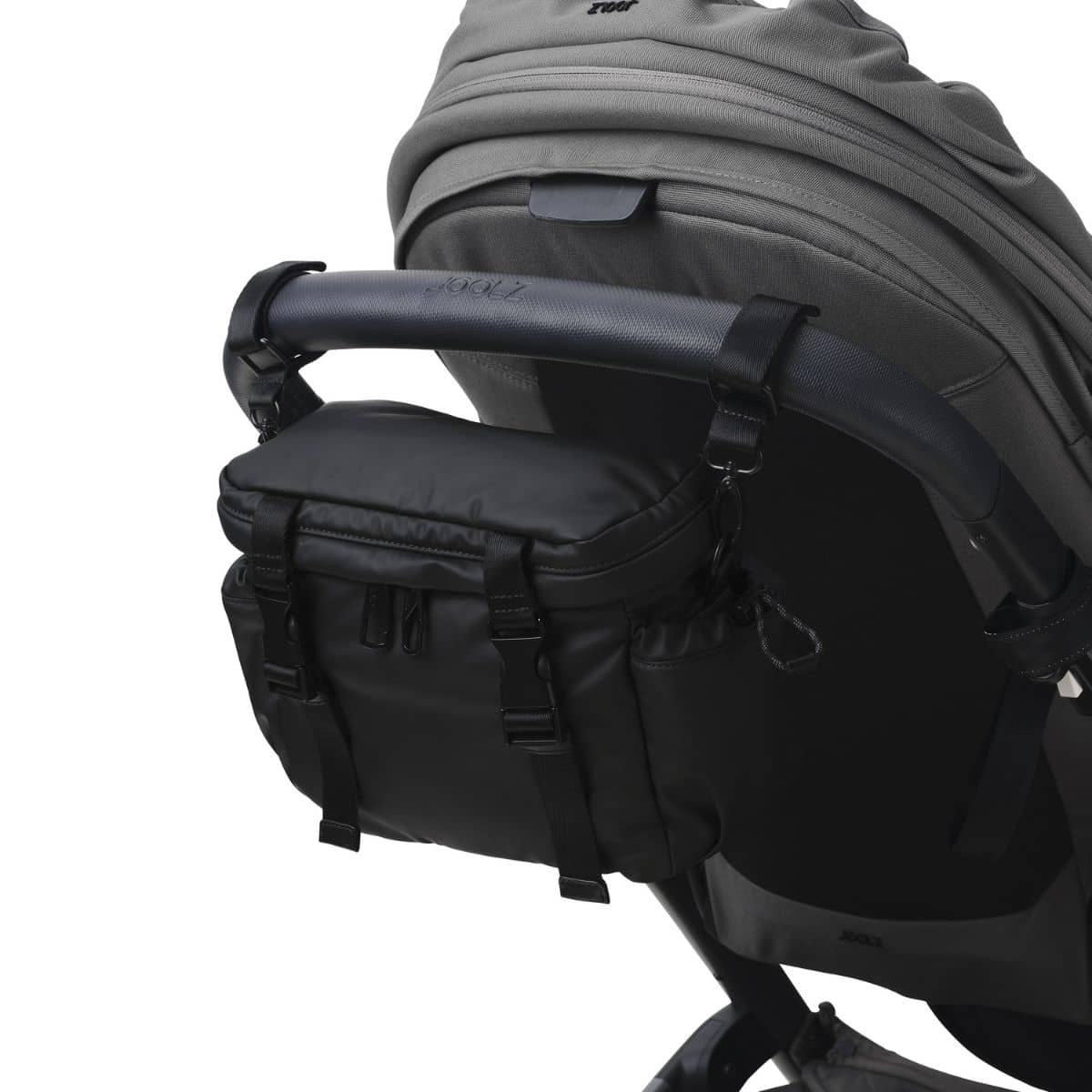 OiOi Weatherproof Traveller Pram Caddy - Black