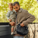 OiOi Weatherproof Traveller Pram Caddy - Black