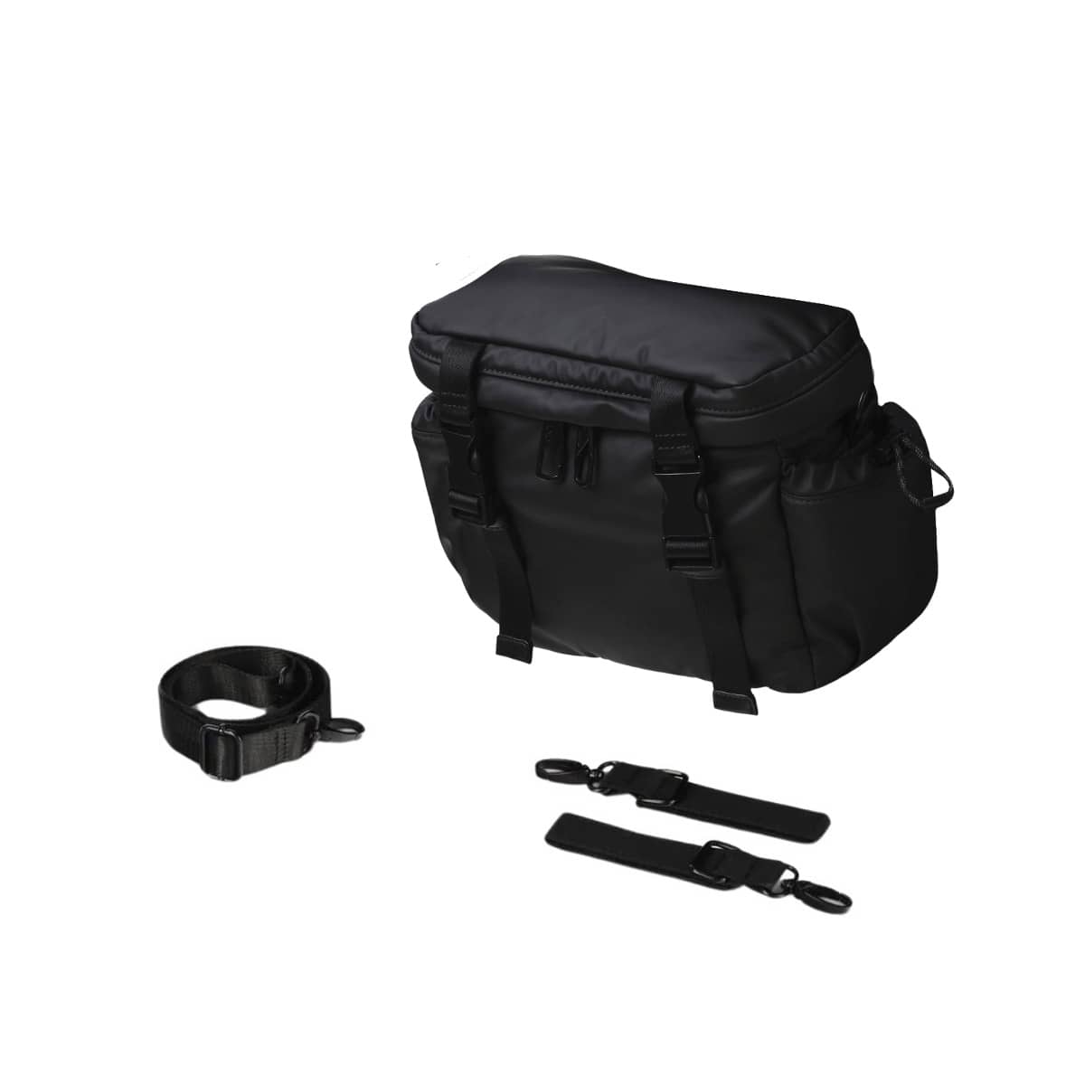 OiOi Weatherproof Traveller Pram Caddy - Black